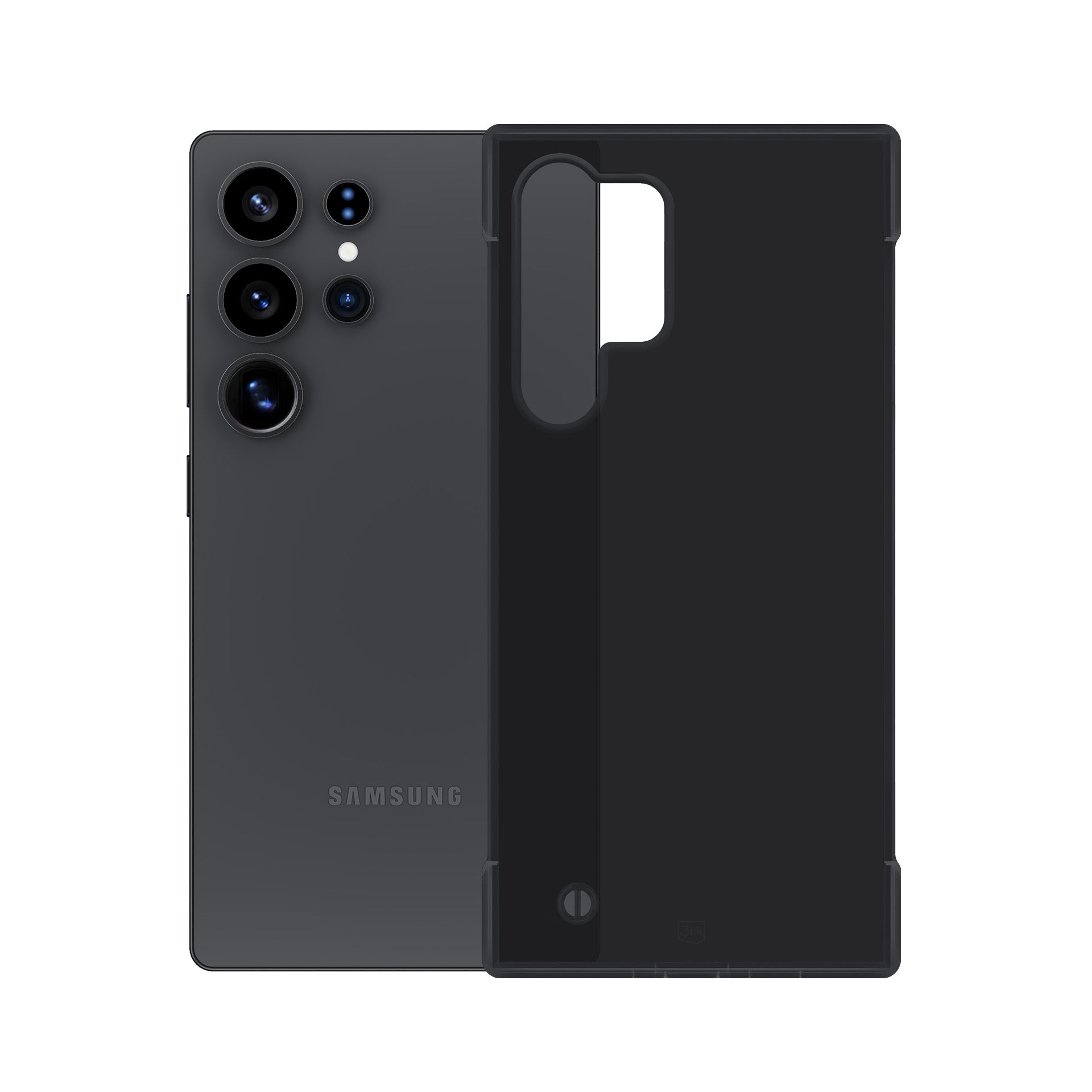 3mk Just20g matinis dėklas, skirtas Samsung Galaxy S25 Ultra – matinė juoda