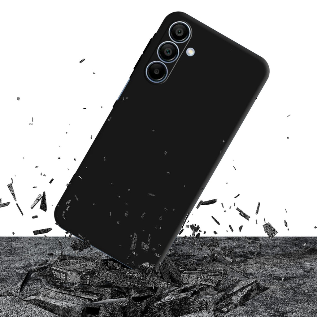 3mk Matt Case Pro, skirtas Samsung Galaxy A15 5G – matinė juoda -- Samsung Galaxy A15 5G