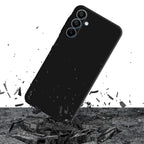3mk Matt Case Pro, skirtas Samsung Galaxy A15 5G – matinė juoda -- Samsung Galaxy A15 5G