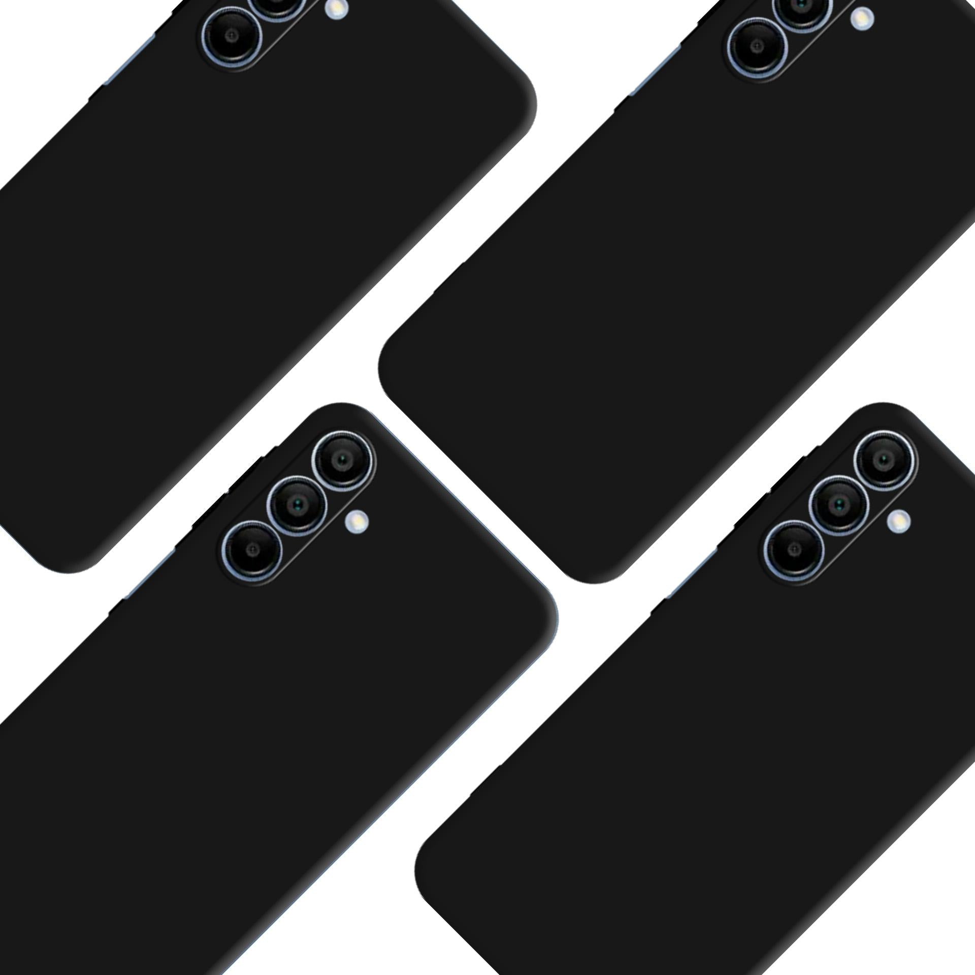 3mk Matt Case Pro, skirtas Samsung Galaxy A15 5G – matinė juoda -- Samsung Galaxy A15 5G