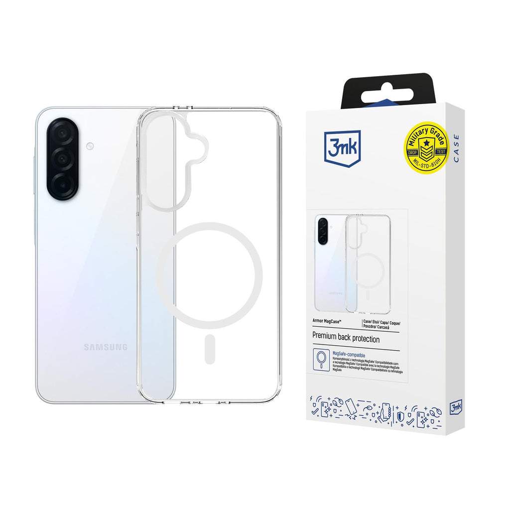 3mk armor magcase skirtas Samsung Galaxy A36 - transparent