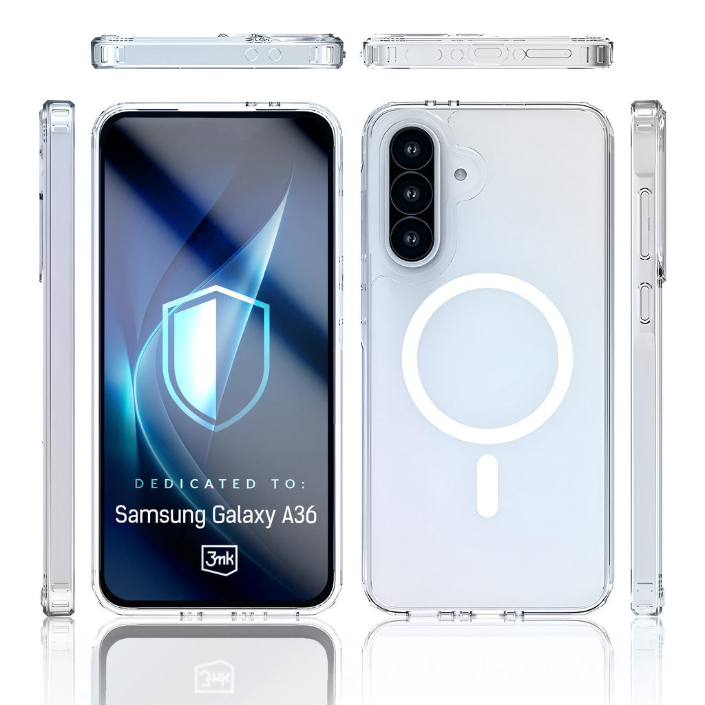 3mk armor magcase skirtas Samsung Galaxy A36 - transparent