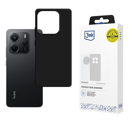 3mk Matt Case Pro dėklas, skirtas Xiaomi Redmi Note 14 5G - matinė juoda