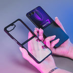 3mk Satin Armor Case+, skirtas Samsung Galaxy Z Flip 7 – permatomas juodas