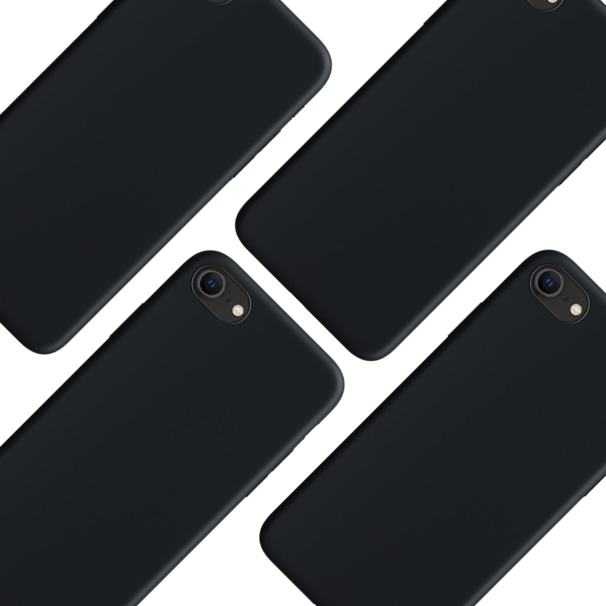3mk Matt Case Pro, skirtas iPhone SE 2020 – juodas -- iPhone SE 2020
