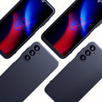 3mk Matt Case Pro, skirtas Samsung Galaxy A25 5G – matinė juoda