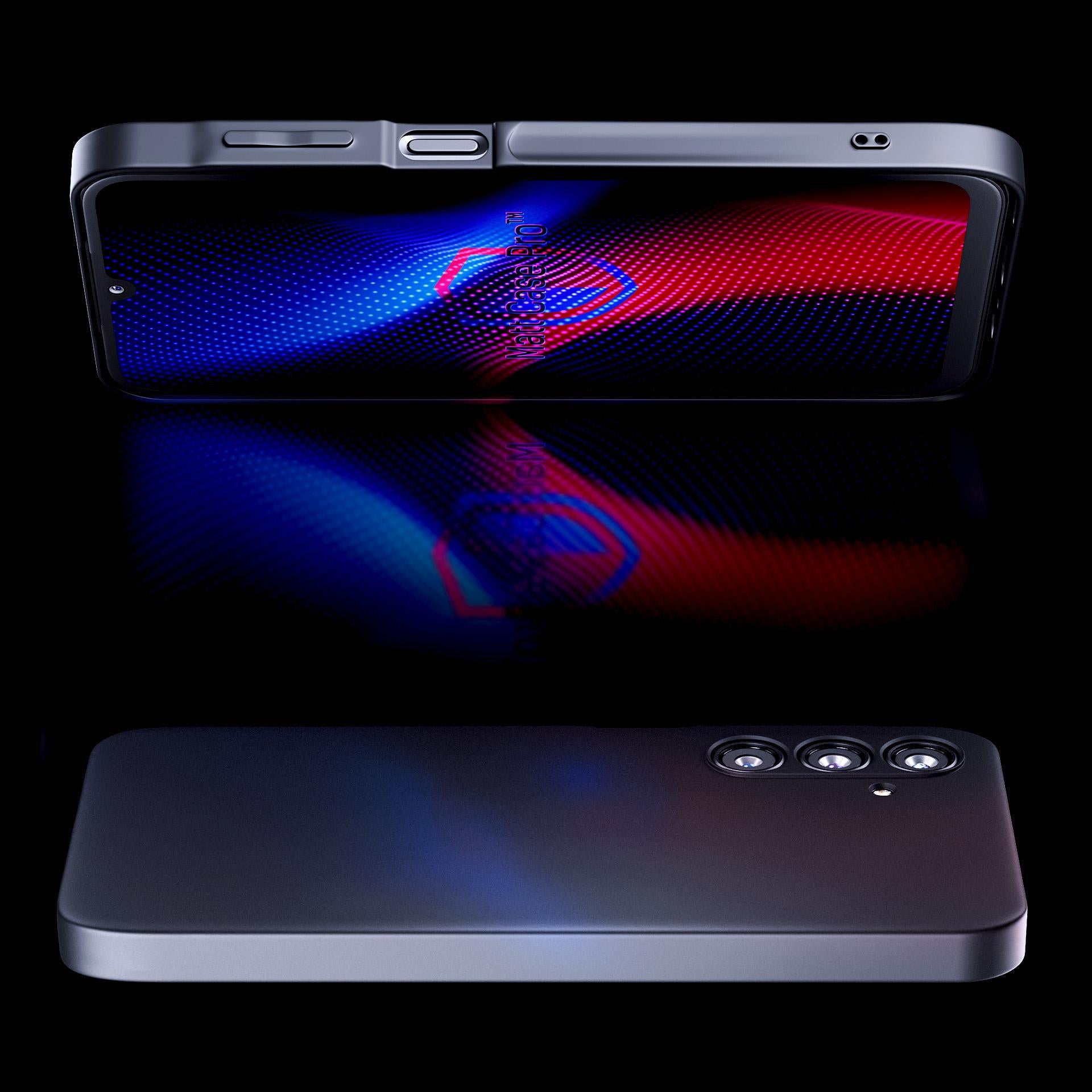 3mk Matt Case Pro, skirtas Samsung Galaxy A25 5G – matinė juoda
