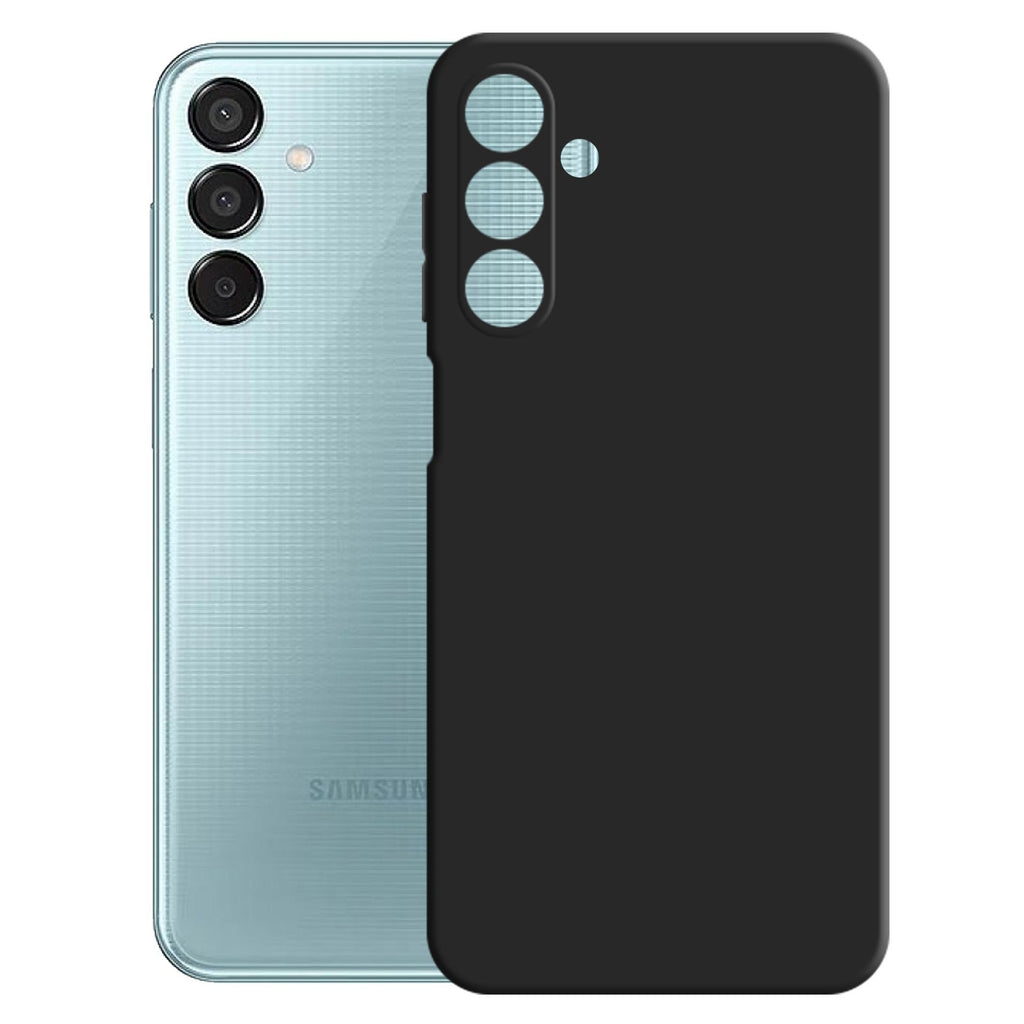 3mk Matt Case Pro, skirtas Samsung Galaxy M16 5G – Matinė juoda -- Samsung Galaxy M16