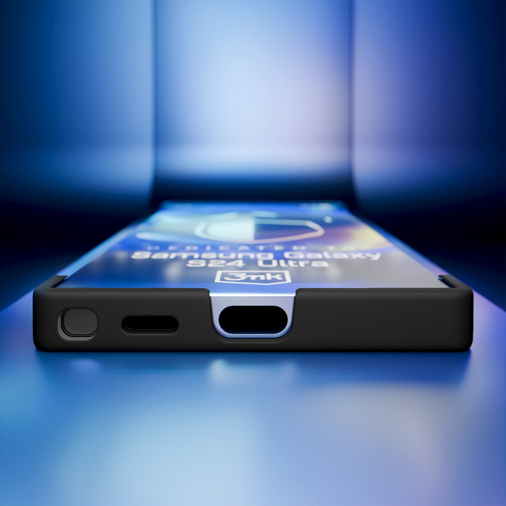 3mk Just20g matinis dėklas, skirtas Samsung Galaxy S24 Ultra – matinė juoda