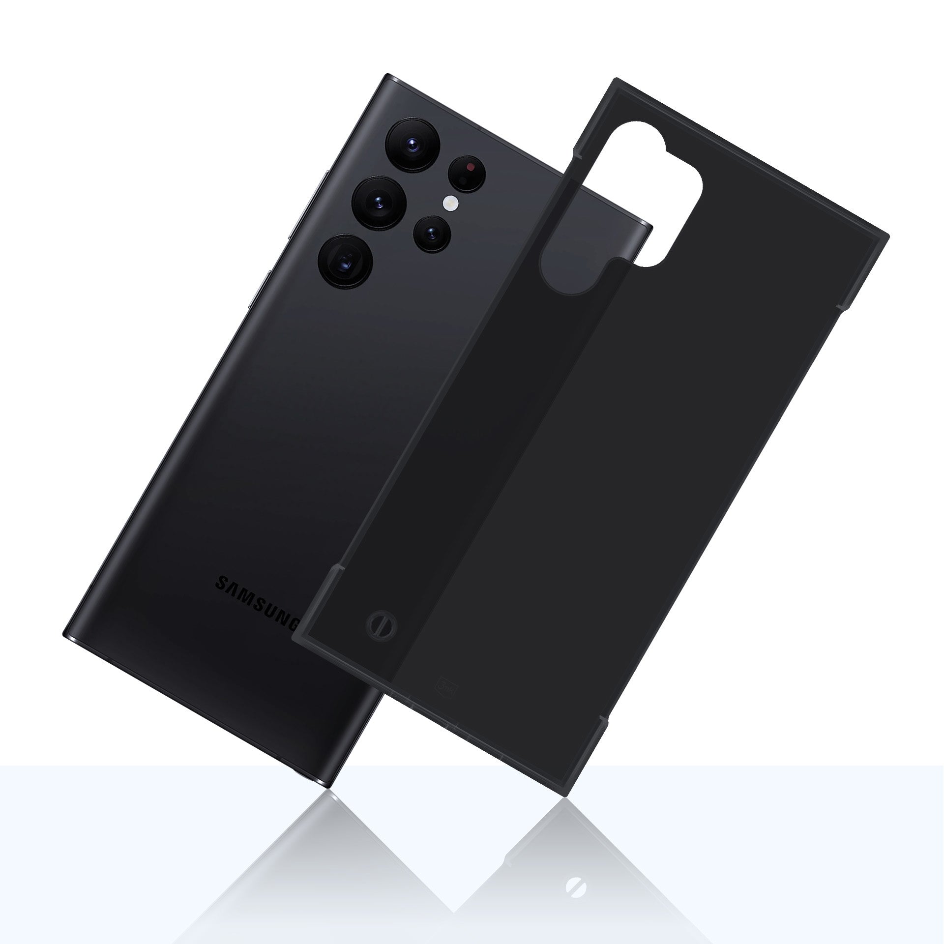 3mk Just20g matinis dėklas, skirtas Samsung Galaxy S24 Ultra – matinė juoda