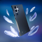 3mk Just20g matinis dėklas, skirtas Samsung Galaxy S24 Ultra – matinė juoda