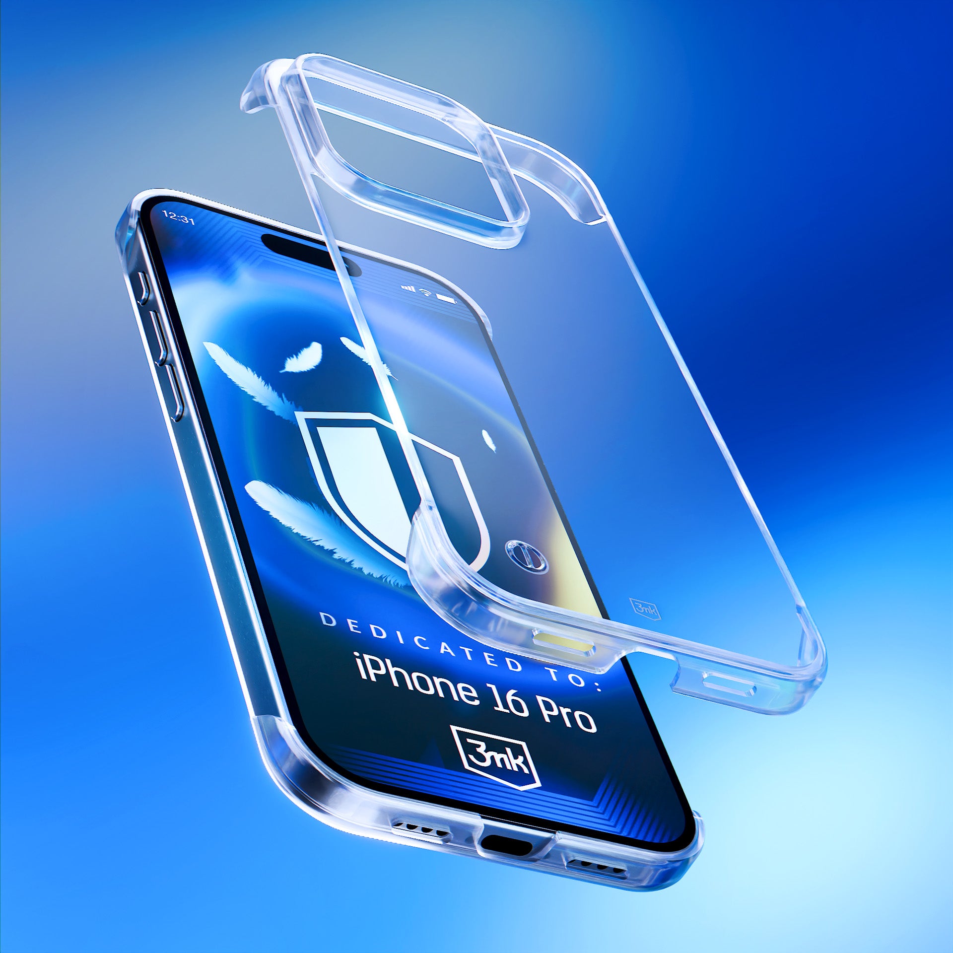 3mk Just20g skaidrus dėklas Apple iPhone 16 Pro - skaidrus
