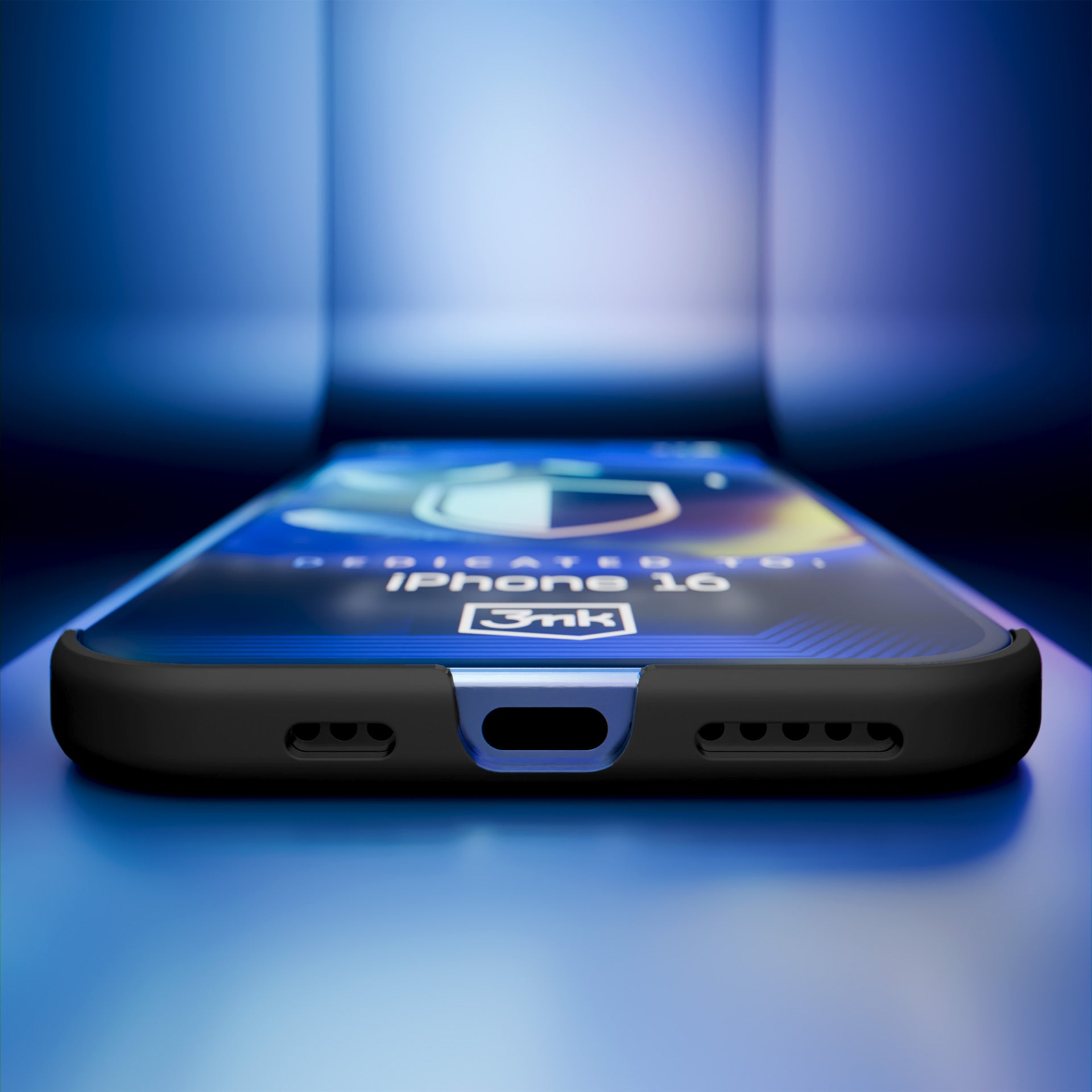 3mk Just20g matinis dėklas, skirtas Apple iPhone 16 – matinė juoda