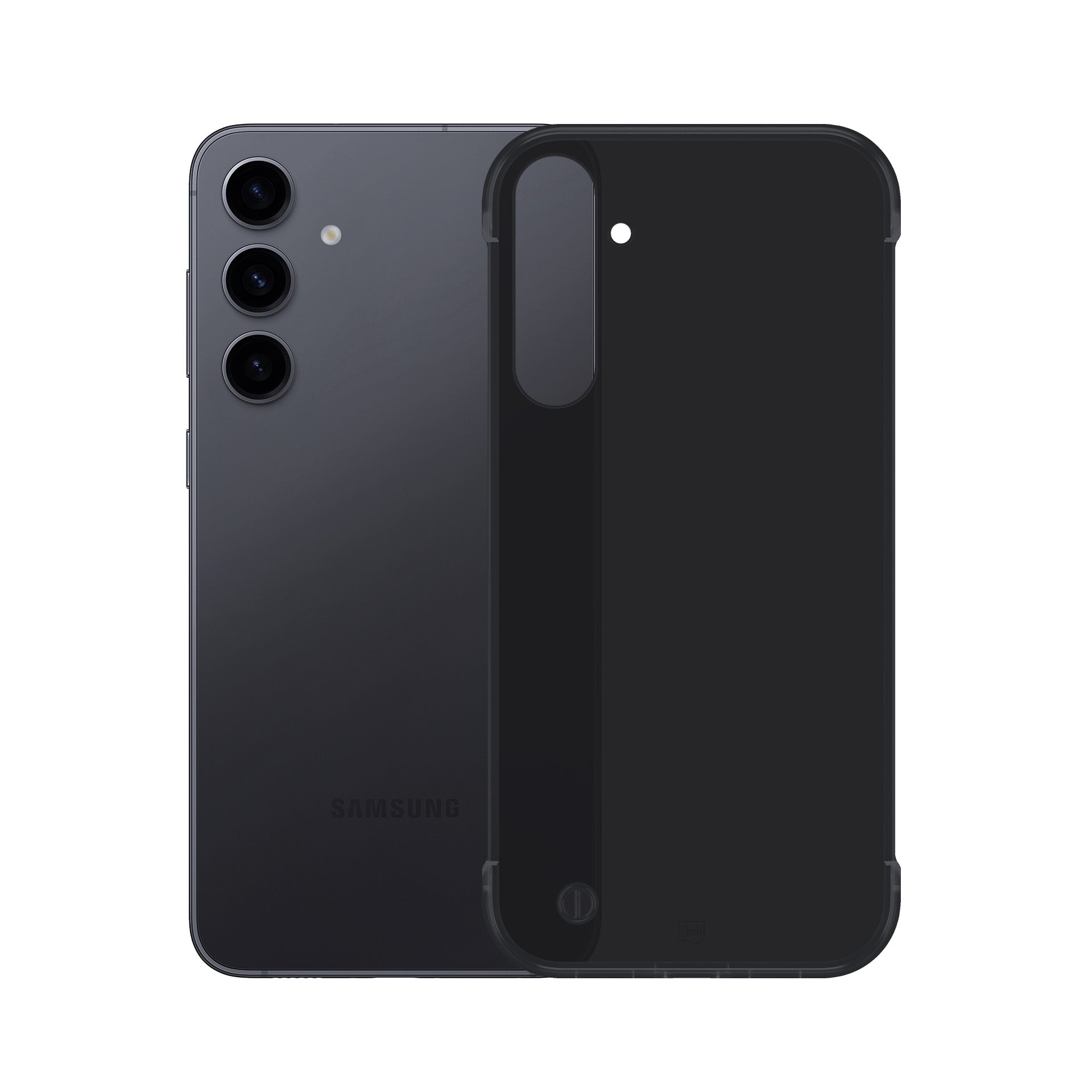 3mk Just20g matinis dėklas, skirtas Samsung Galaxy S24+ – matinė juoda