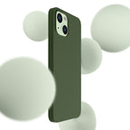 3mk Hardy Silicone MagCase, skirtas iPhone 15 Plus – žalias
