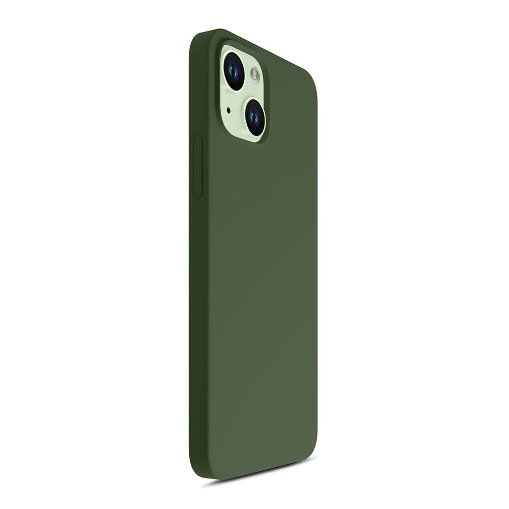 3mk Hardy Silicone MagCase, skirtas iPhone 15 Plus – žalias