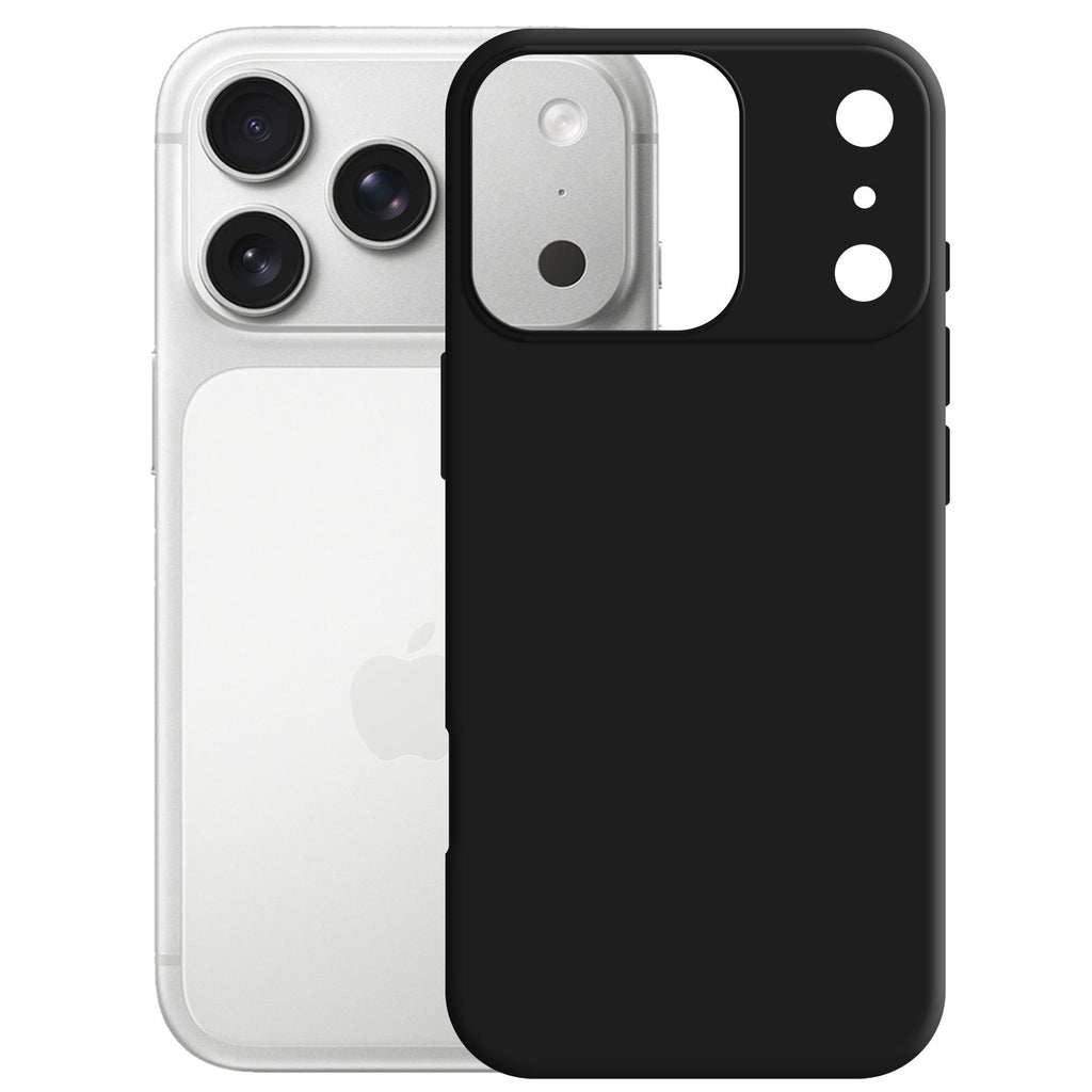3mk Matt Case Pro, skirtas Apple iPhone 17 Pro – matinė juoda
