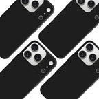 3mk Matt Case Pro, skirtas Apple iPhone 17 Pro – matinė juoda