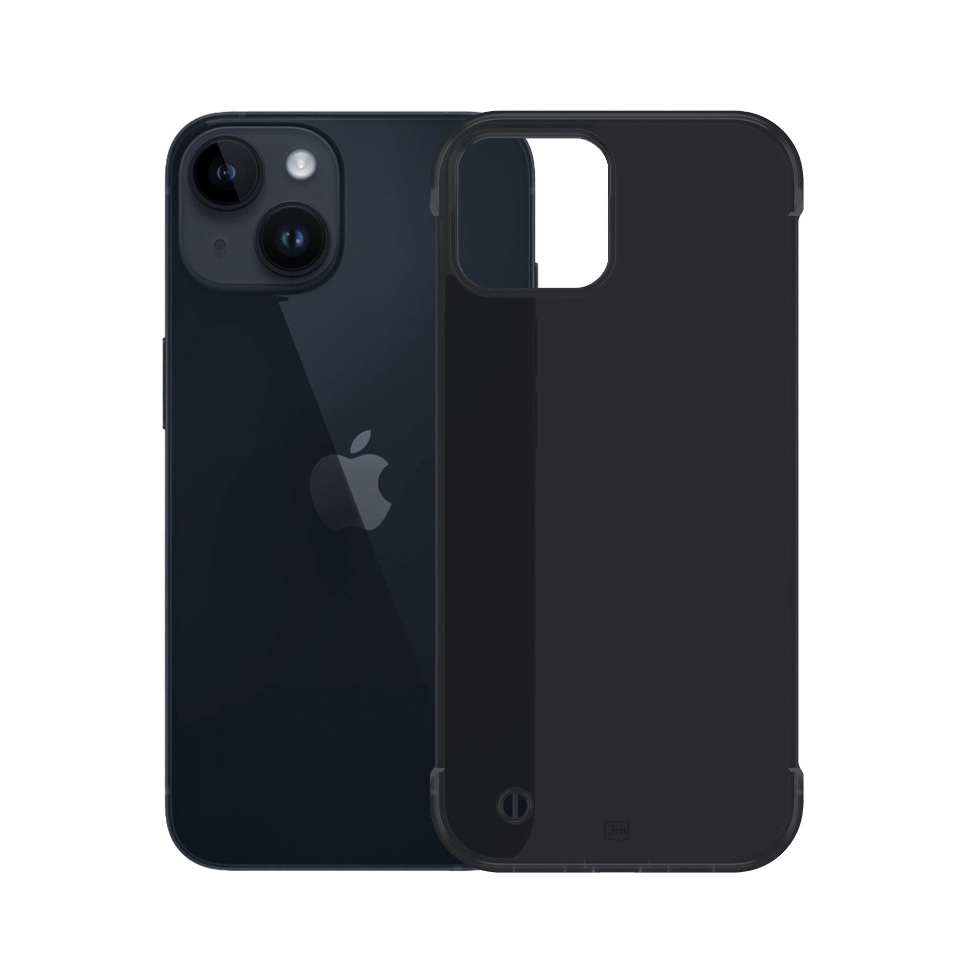 3mk Just20g matinis dėklas, skirtas Apple iPhone 14 – matinė juoda