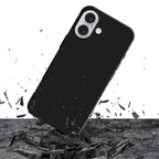 3mk Matt Case Pro skirtas Apple iPhone 16 Plus – juodas -- iPhone 16 Plus
