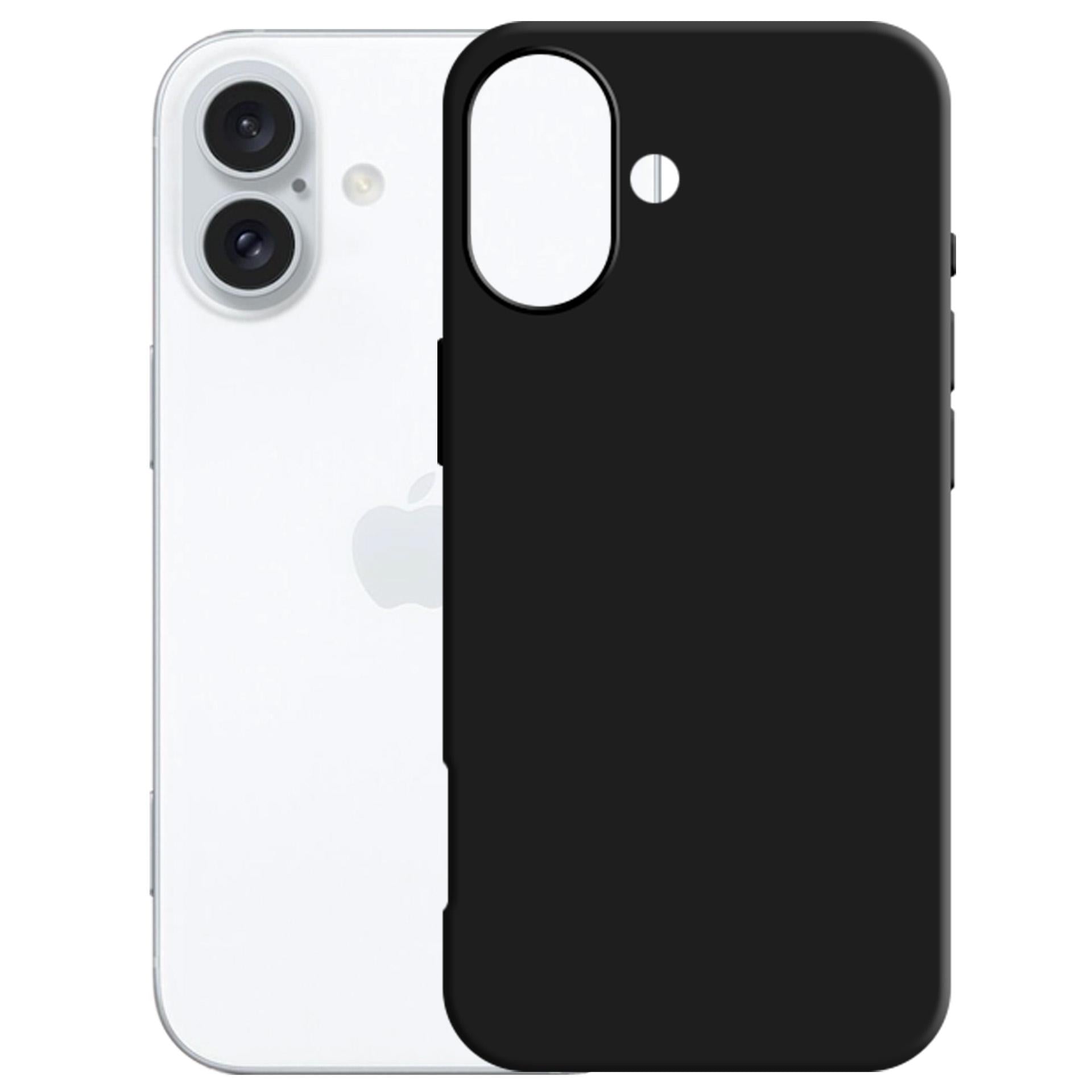 3mk Matt Case Pro skirtas Apple iPhone 16 Plus – juodas -- iPhone 16 Plus
