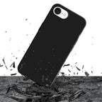 3mk Matt Case Pro, skirtas Apple iPhone 16E – matinė juoda