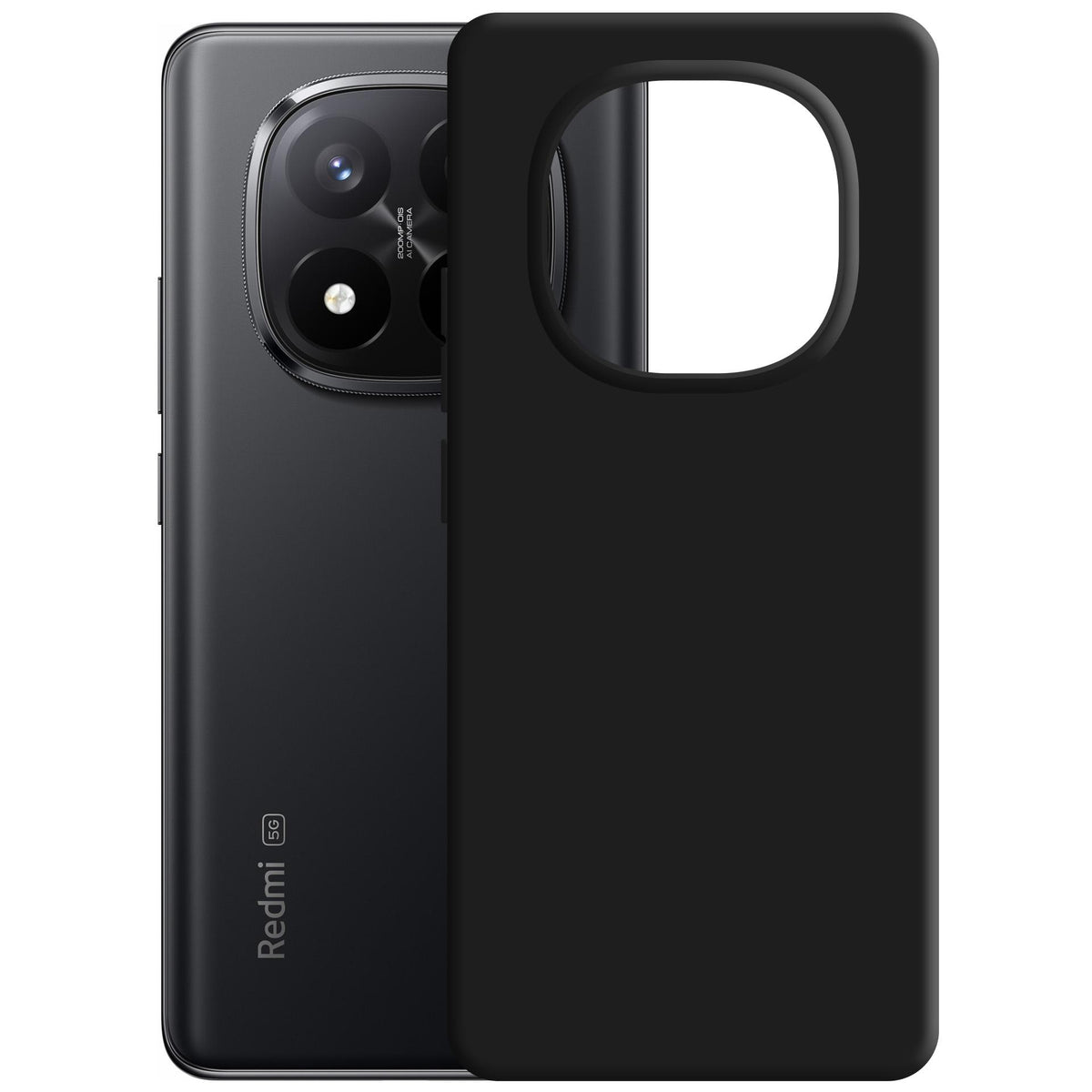 3mk Matt Case Pro dėklas, skirtas Xiaomi Redmi Note 14 Pro+ – matinė juoda -- Xiaomi Redmi Note 14 Pro+