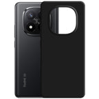 3mk Matt Case Pro dėklas, skirtas Xiaomi Redmi Note 14 Pro+ – matinė juoda -- Xiaomi Redmi Note 14 Pro+