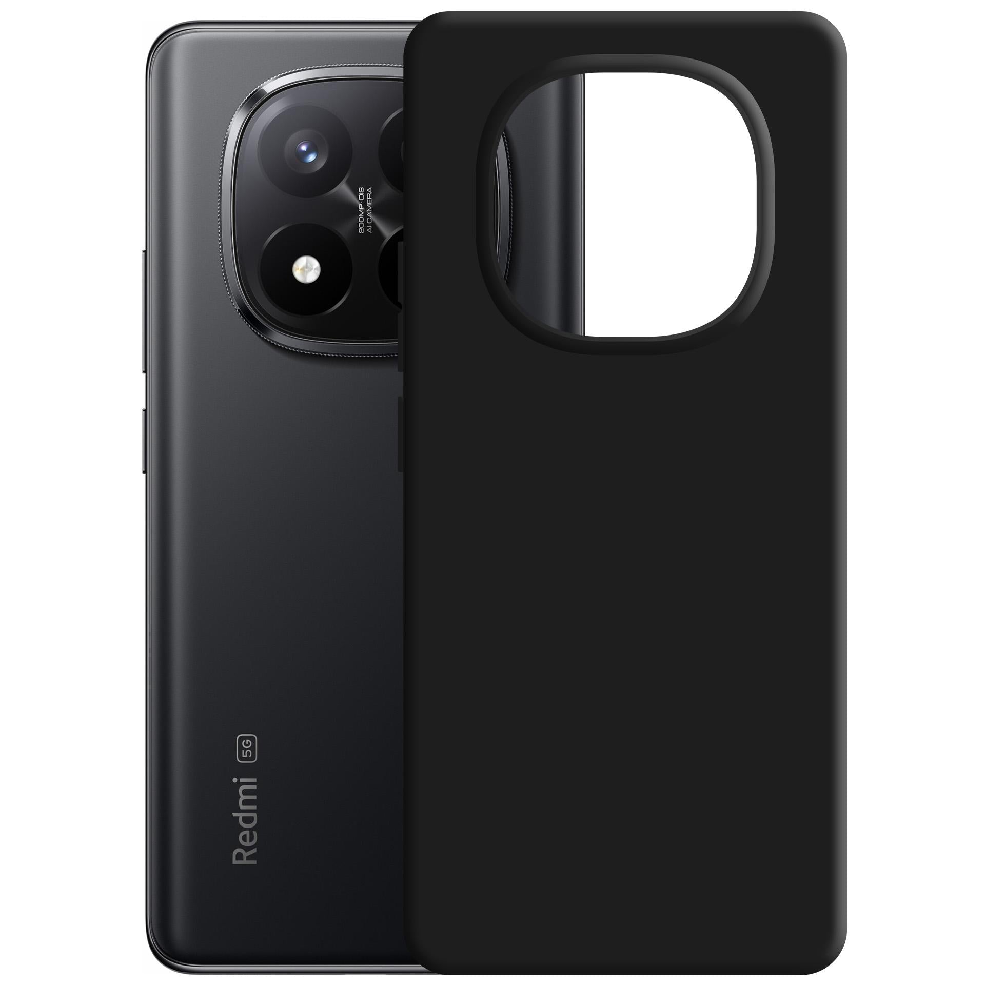 3mk Matt Case Pro dėklas, skirtas Xiaomi Redmi Note 14 Pro+ – matinė juoda -- Xiaomi Redmi Note 14 Pro+