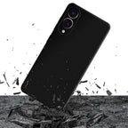 3mk Matt Case Pro, skirtas Samsung Galaxy S25 Edge – matinė juoda