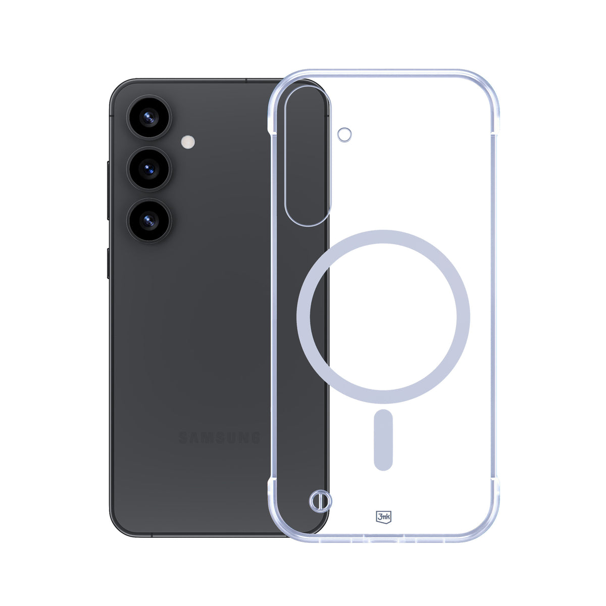 3mk Just20g matinis dėklas, skirtas Samsung Galaxy S25+ – matinė juoda