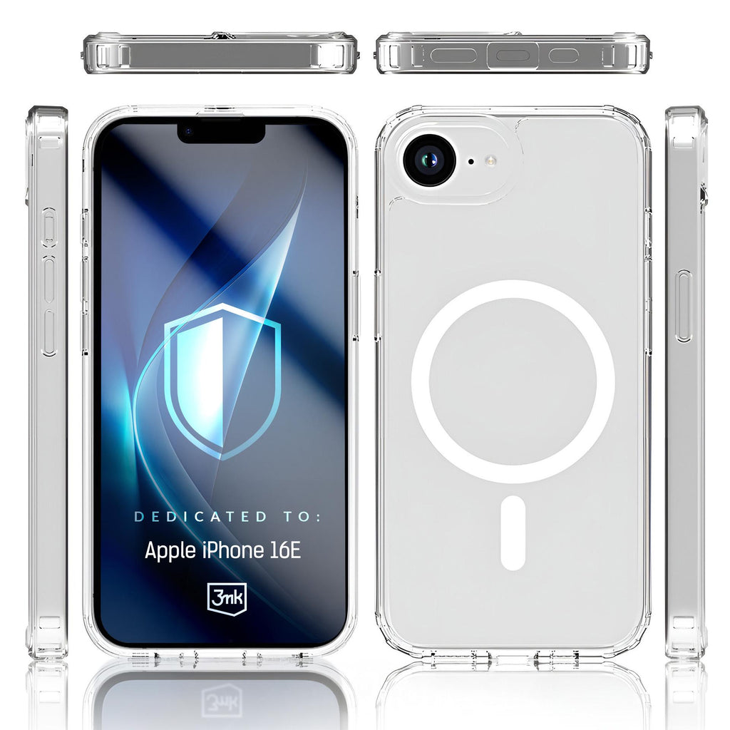 3mk Armor MagCase iPhone 16E - skaidrus