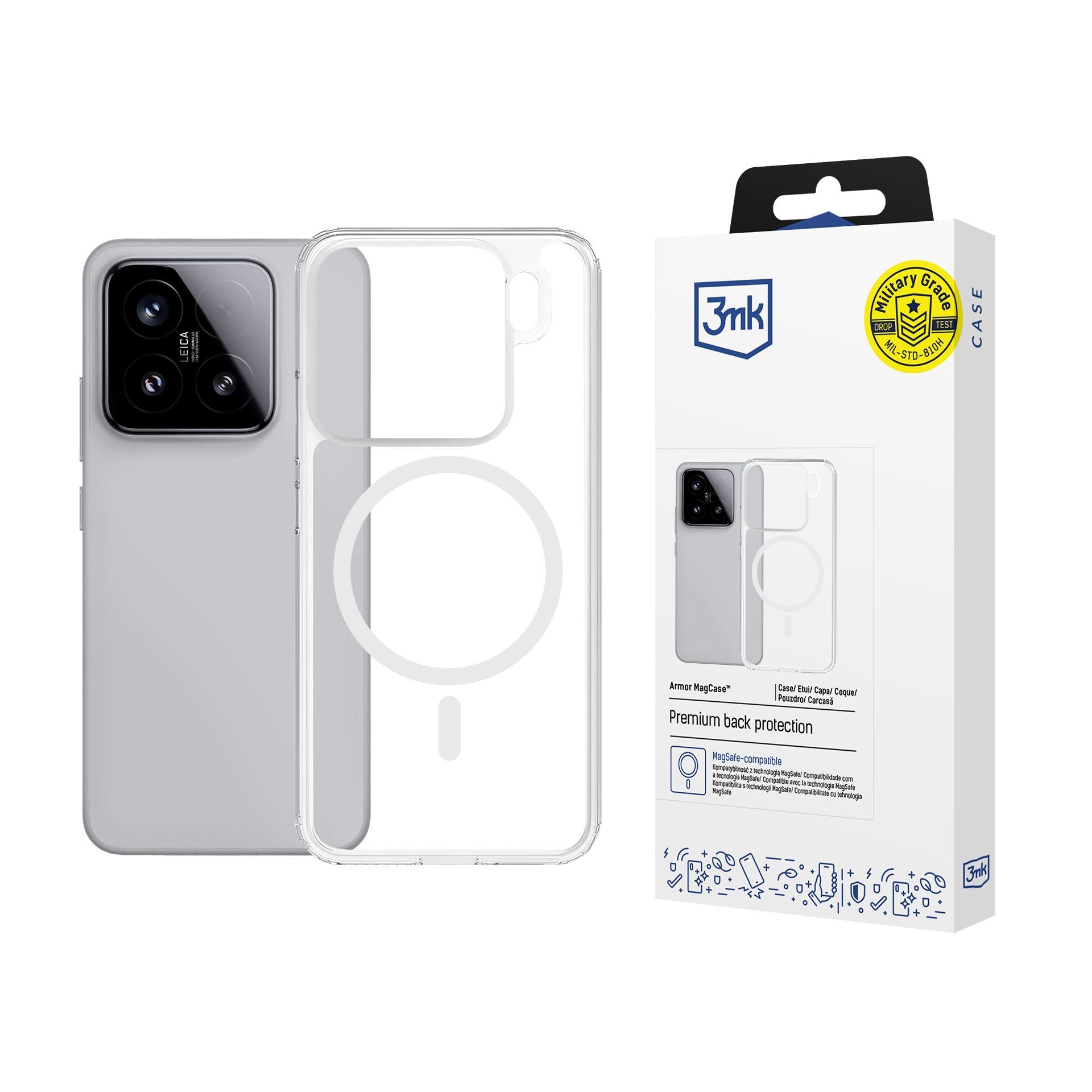 3mk Armor MagCase skirtas Xiaomi 15 Pro - skaidrus