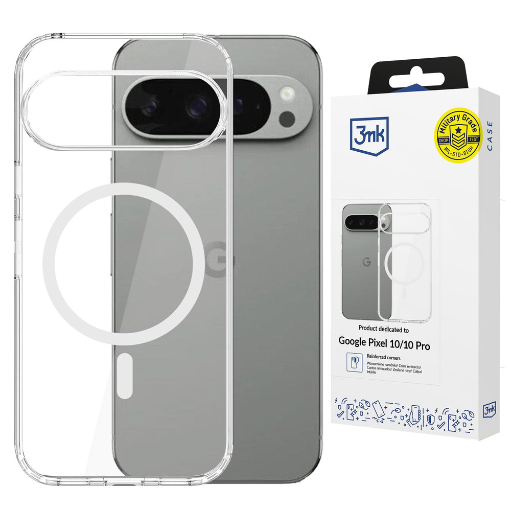 3mk Armor MagCase for Google Pixel 10 / Google Pixel 10 Pro - Transparent Main image