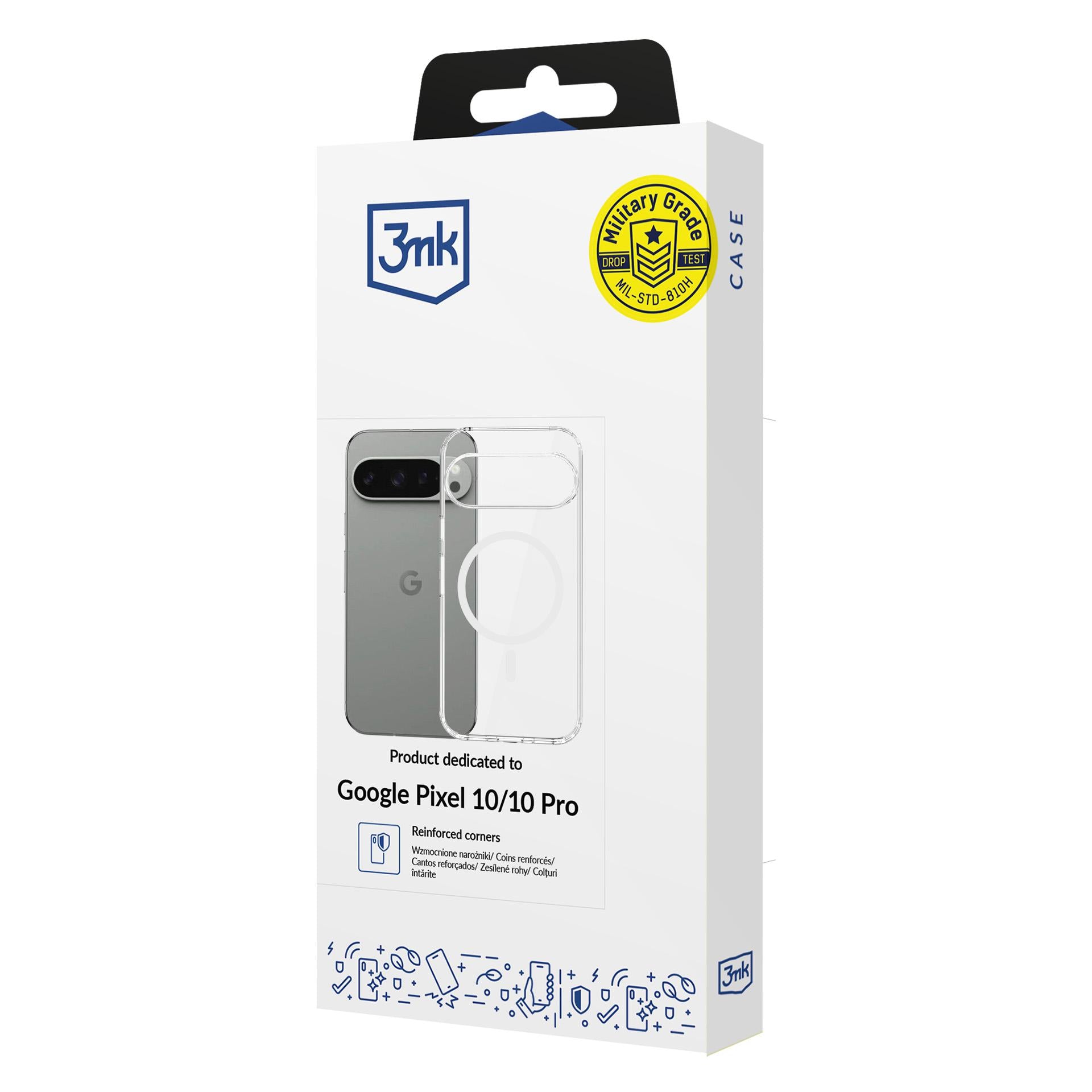 3mk Armor MagCase Google Pixel 10 / Google Pixel 10 Pro - skaidrus
