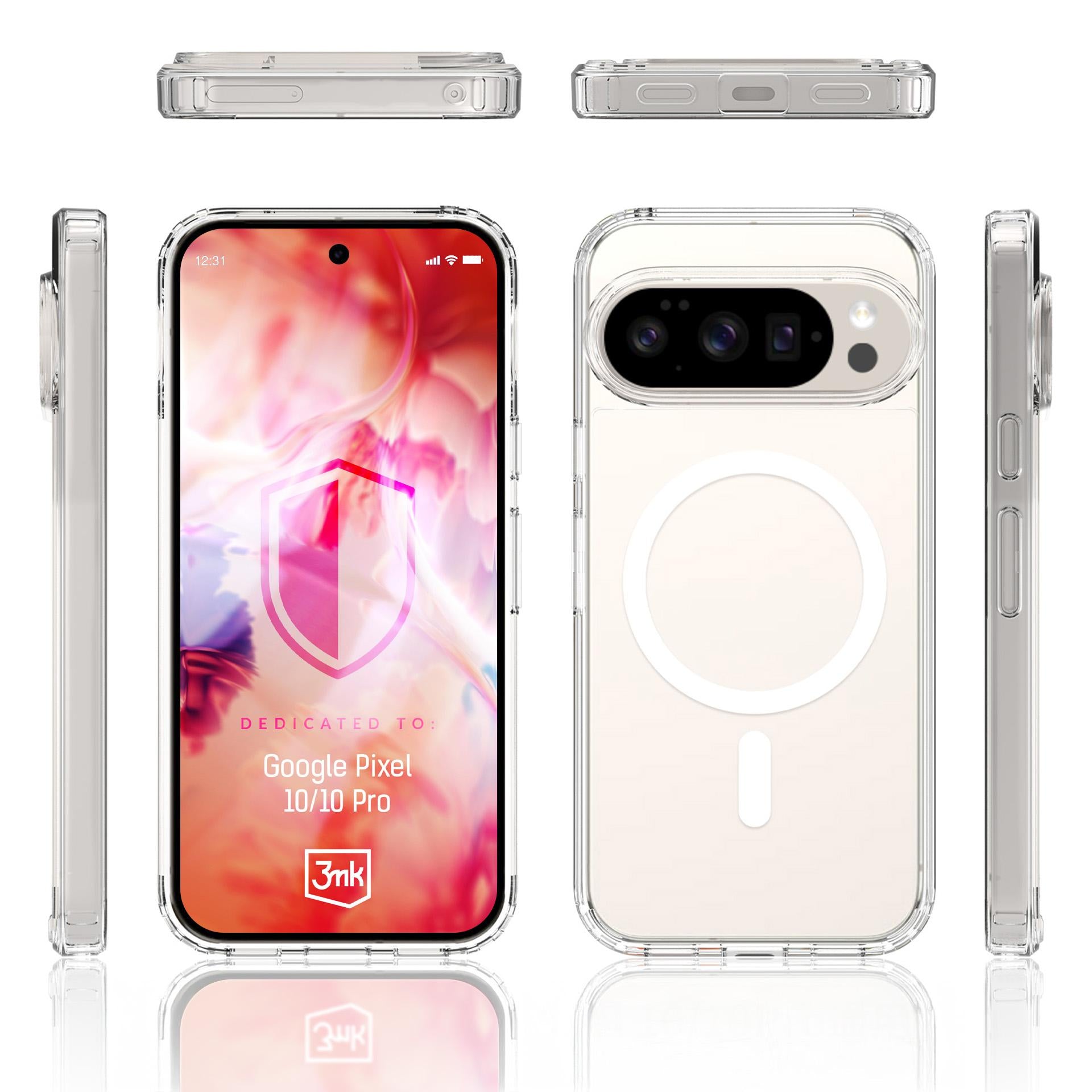 3mk Armor MagCase Google Pixel 10 / Google Pixel 10 Pro - skaidrus