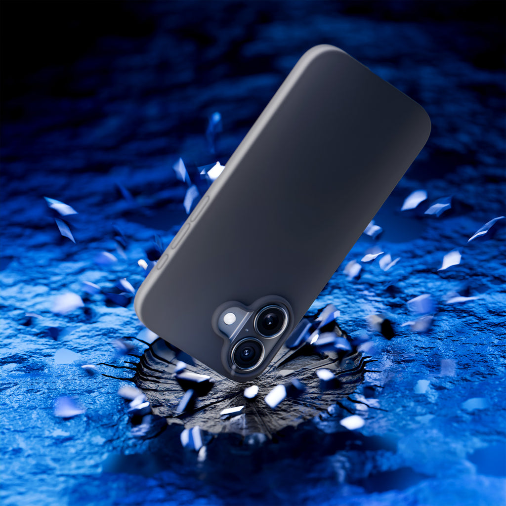3mk Hardy Silicone MagCase, skirtas iPhone 16 Plus – pilka