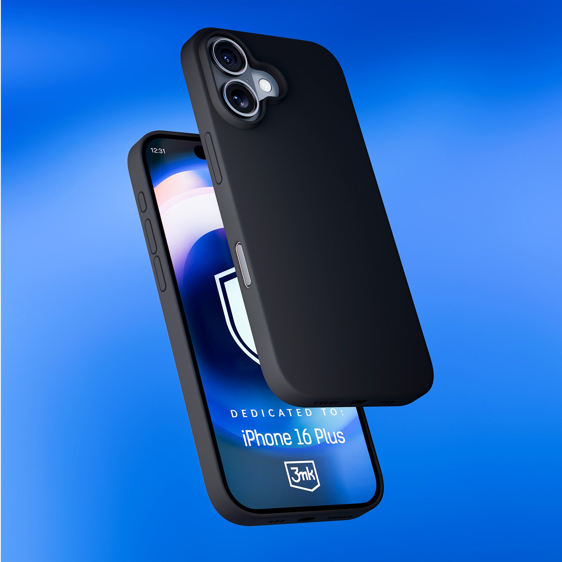 3mk Hardy Silicone MagCase, skirtas iPhone 16 Plus – pilka