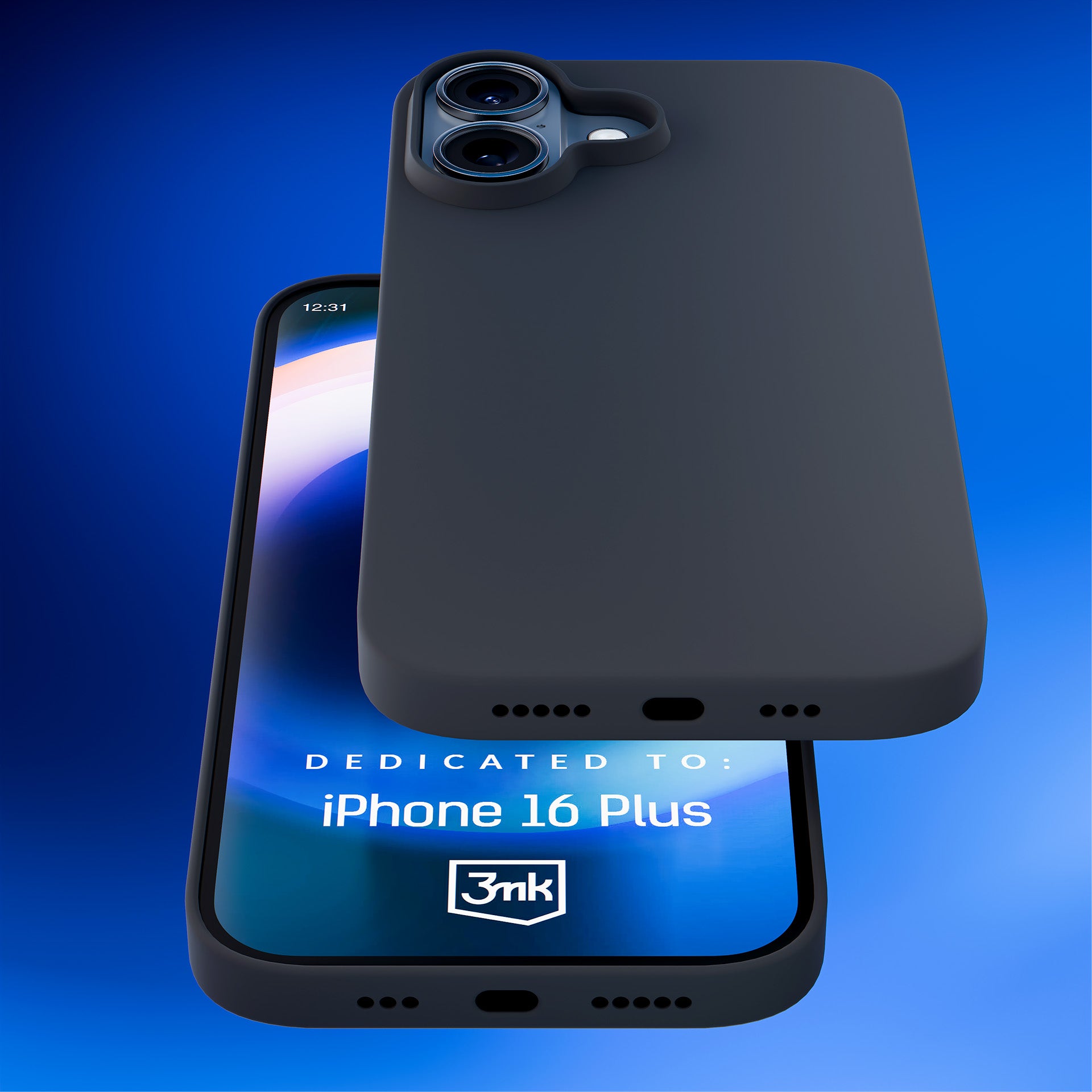 3mk Hardy Silicone MagCase, skirtas iPhone 16 Plus – pilka