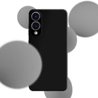 3mk Hardy Silicone MagCase Samsung Galaxy S25 Edge - juodas -- Samsung Galaxy S25 Edge