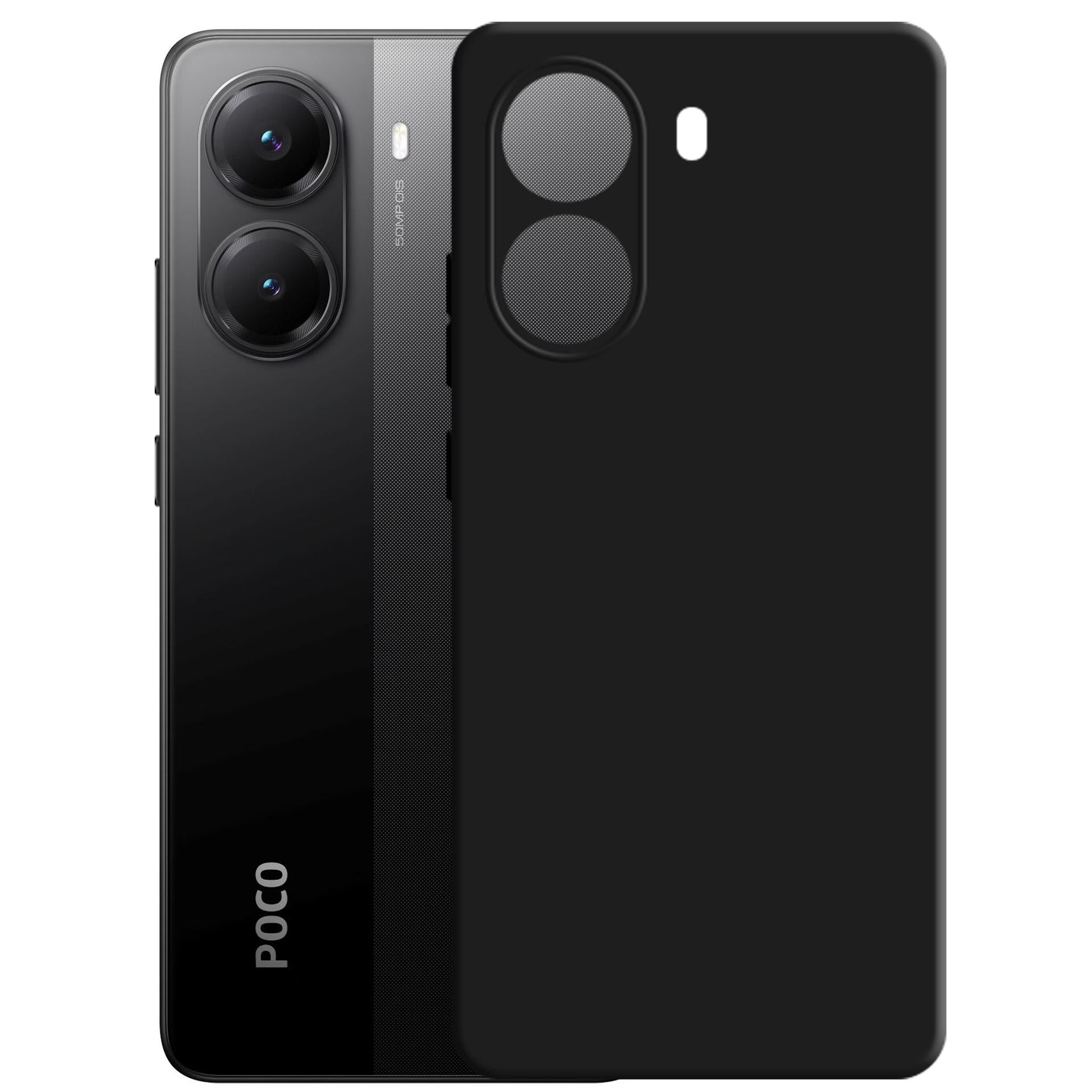3mk Matt Case Pro skirtas Xiaomi Poco X7 Pro 5G - Matinė juoda -- Xiaomi Poco X7 Pro 5G