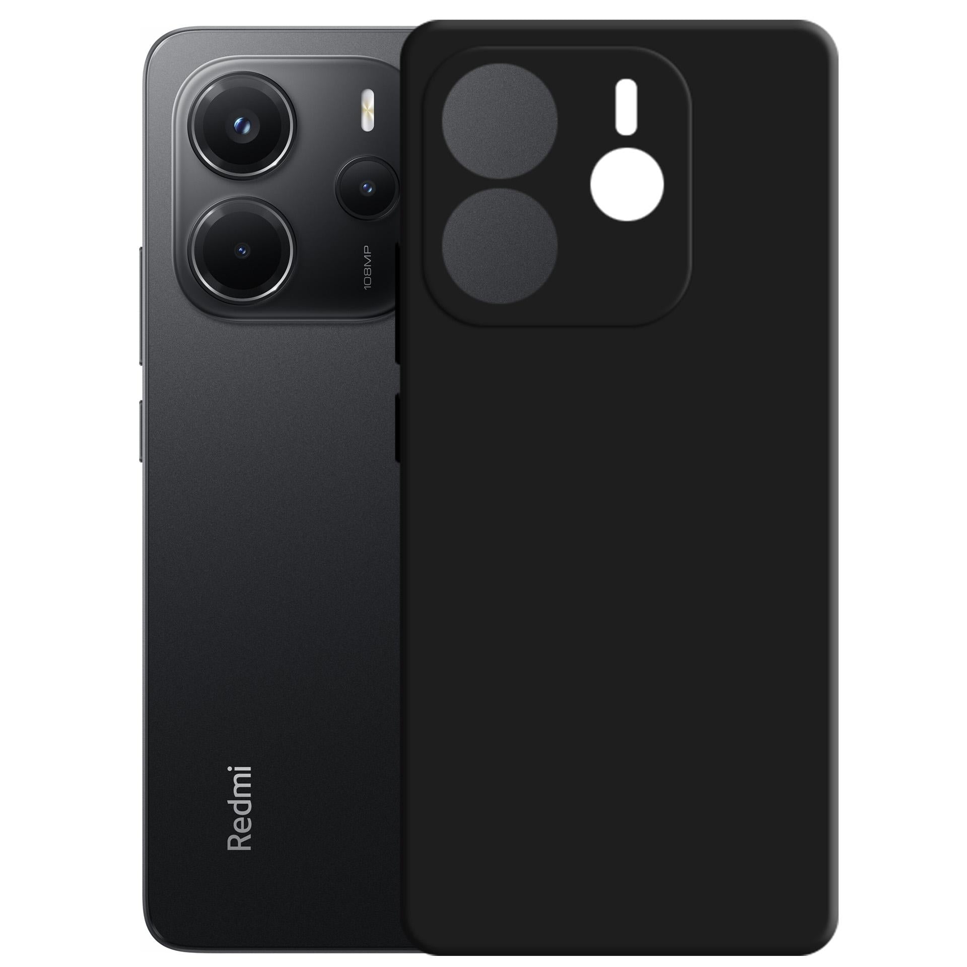 3mk Matt Case Pro dėklas, skirtas Xiaomi Redmi Note 14 4G - matinė juoda