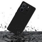 3mk Matt Case Pro dėklas, skirtas Xiaomi Redmi Note 14 4G - matinė juoda