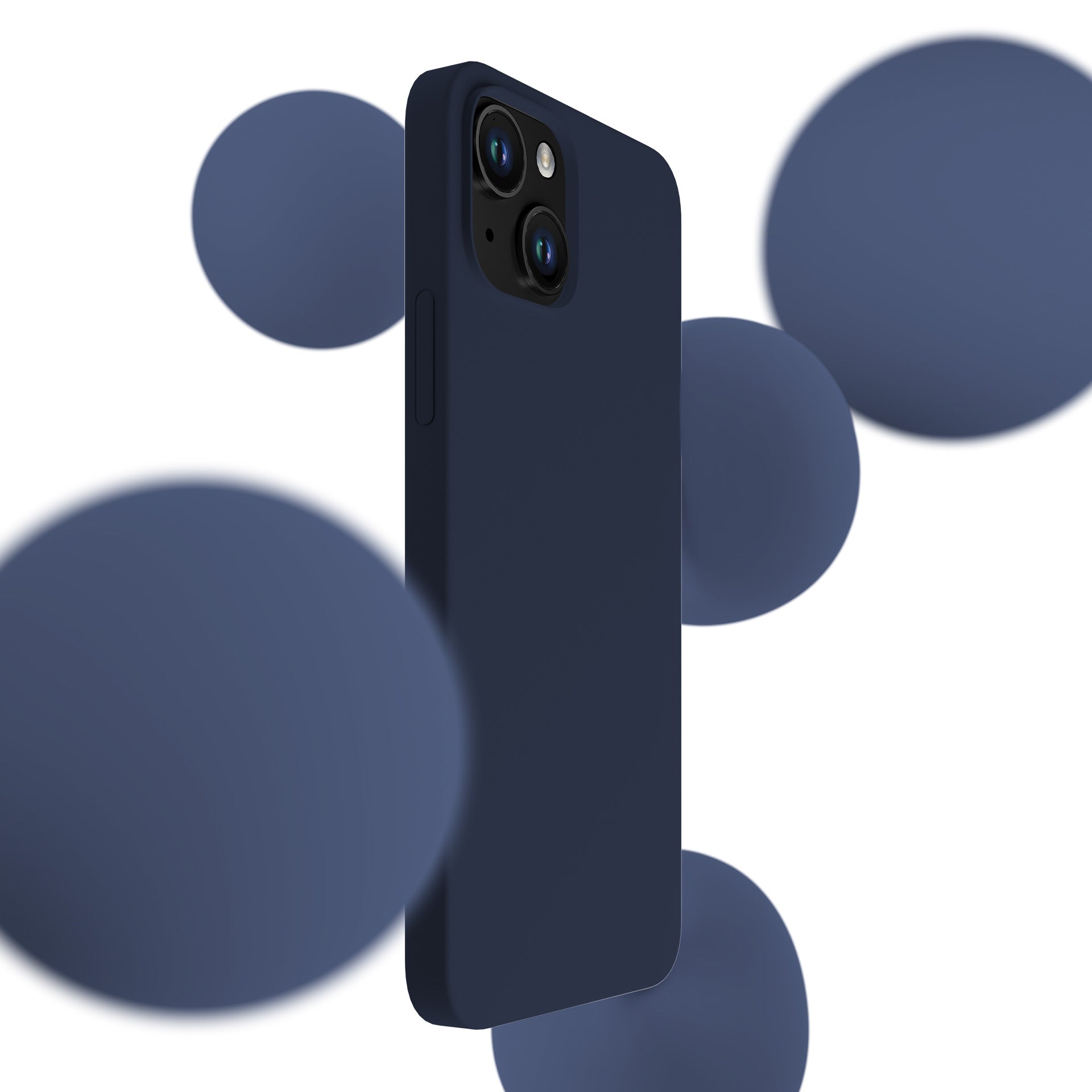 3mk silikoninis dėklas, skirtas iPhone 15 Plus – tamsiai mėlynas -- iPhone 15 Plus