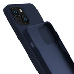 3mk silikoninis dėklas, skirtas iPhone 15 Plus – tamsiai mėlynas -- iPhone 15 Plus