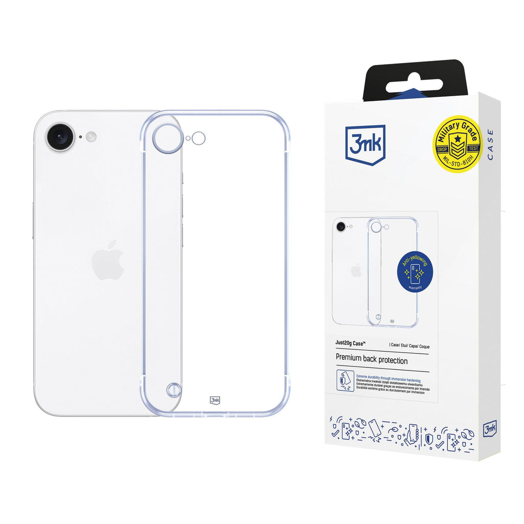 3mk Just20g skaidrus dėklas Apple iPhone 16E - skaidrus