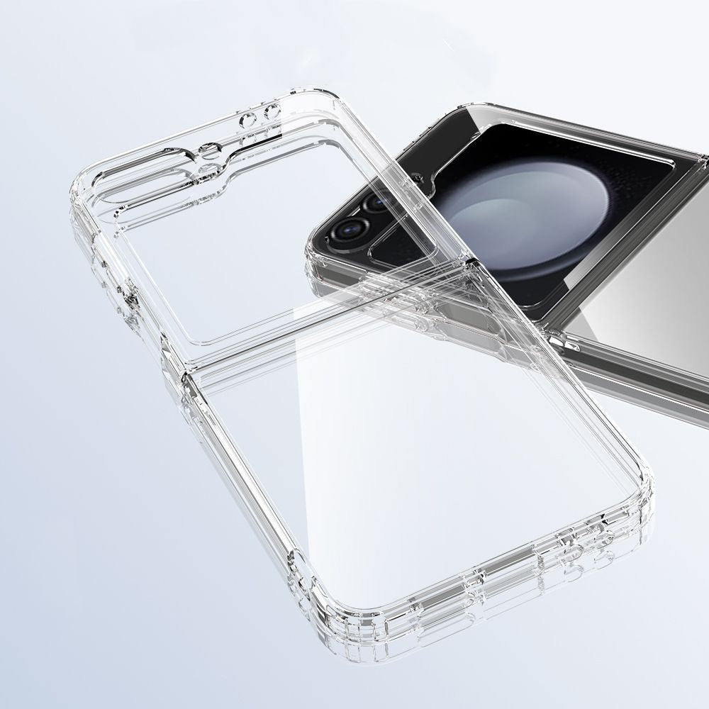 Skaidrus Tech-Protect FlexAir dėklas Galaxy Z Flip 6 / 7 FE -- Samsung Galaxy Z Flip 6