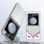 Skaidrus Tech-Protect FlexAir dėklas Galaxy Z Flip 6 / 7 FE -- Samsung Galaxy Z Flip 6