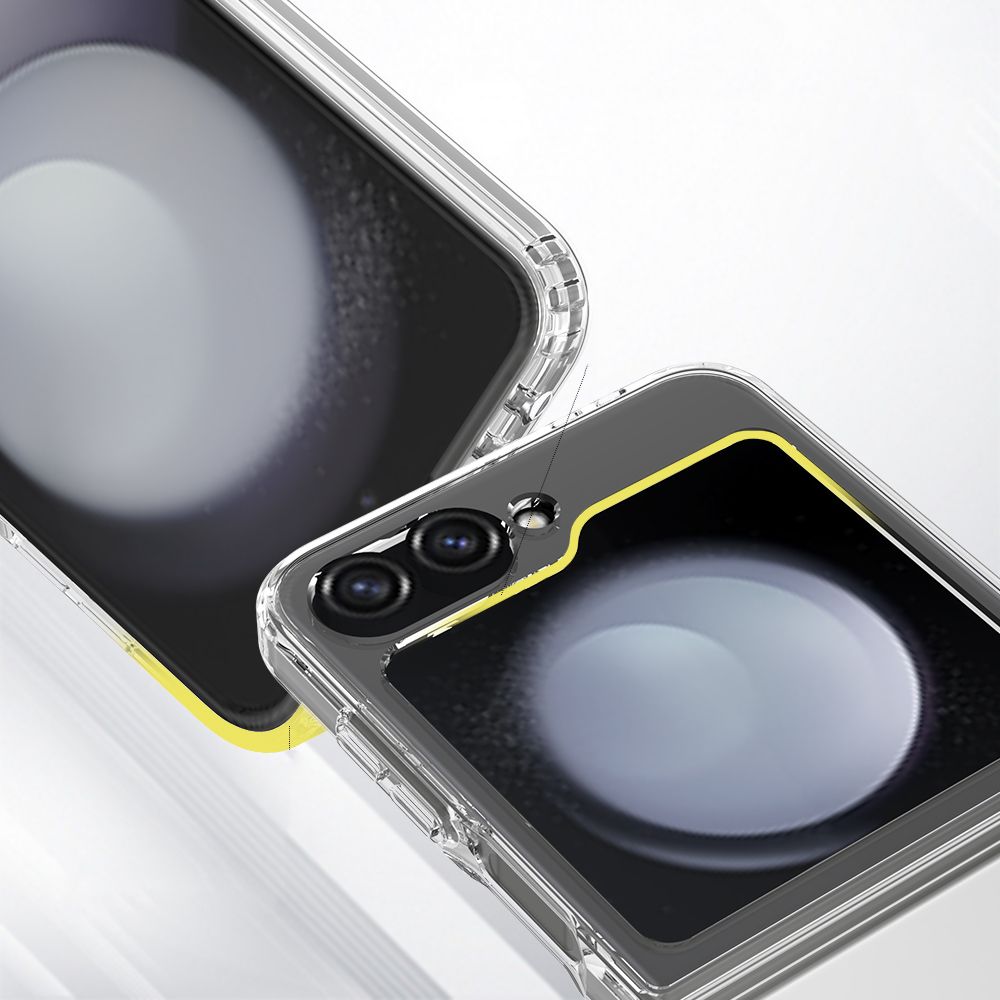 Skaidrus Tech-Protect FlexAir dėklas Galaxy Z Flip 6 / 7 FE -- Samsung Galaxy Z Flip 6