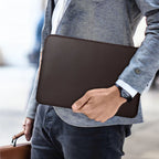 Tech-Protect Fleece nešiojamojo kompiuterio krepšys 13-14" - Rudas -- Laptop Bags